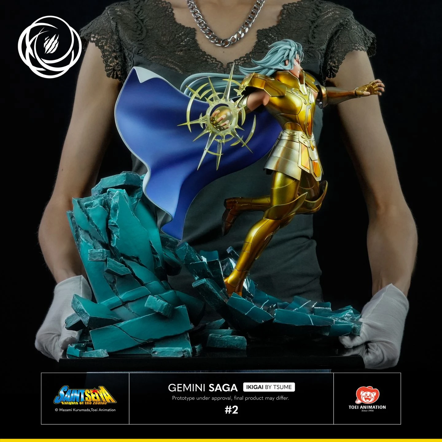 TSUME IKIGAI SAINT SEIYA GEMINIS SAGA – 37 CM 3 TSUME IKIGAI SAINT SEIYA GEMINIS SAGA – 37 CM