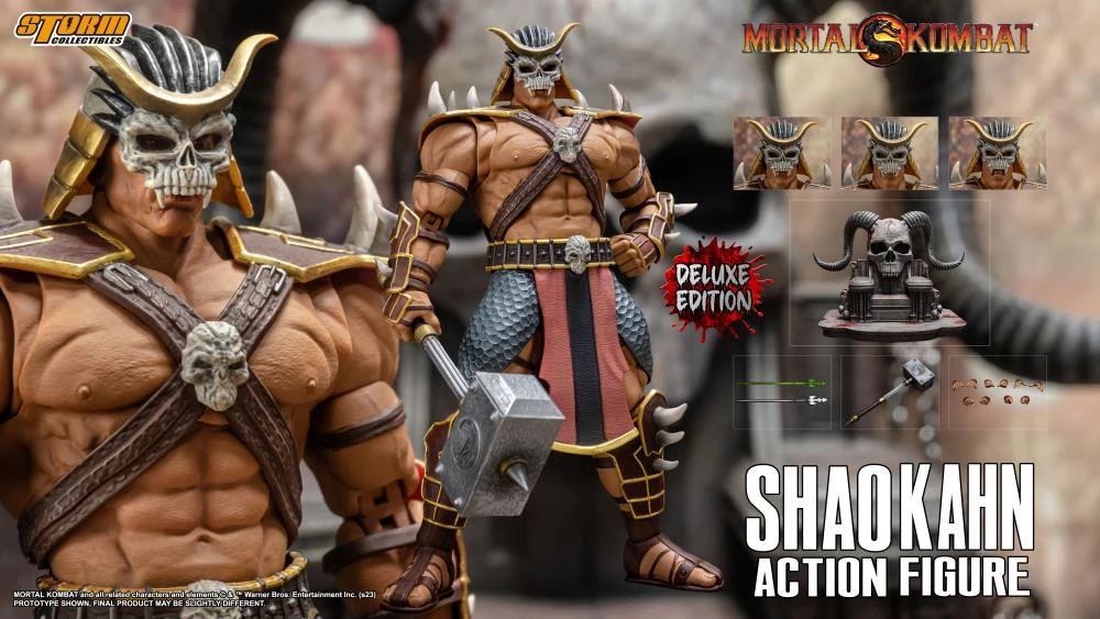 STORM COLLECTIBLES 1/12 MORTAL KOMBAT SHAO KAHN DELUXE EDITION – 18 CM 5 STORM COLLECTIBLES 1/12 MORTAL KOMBAT SHAO KAHN DELUXE EDITION – 18 CM - Image 3