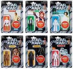 [DISPONIBLE] HASBRO STAR WARS VINTAGE COLLECTION RETRO WAVE 1 6 FIGURAS – 10 CM