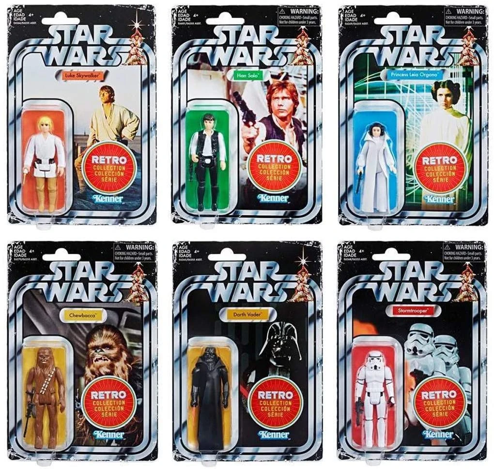 HASBRO STAR WARS EP.V RETRO COLLECTION PACK 6 FIGURAS – 10 CM