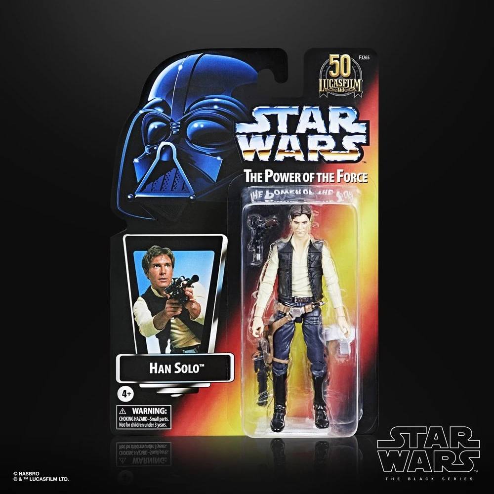 HASBRO STAR WARS THE POWER OF THE FORCE BLACK SERIES HAN SOLO – 15 CM 3 HASBRO STAR WARS THE POWER OF THE FORCE BLACK SERIES HAN SOLO – 15 CM