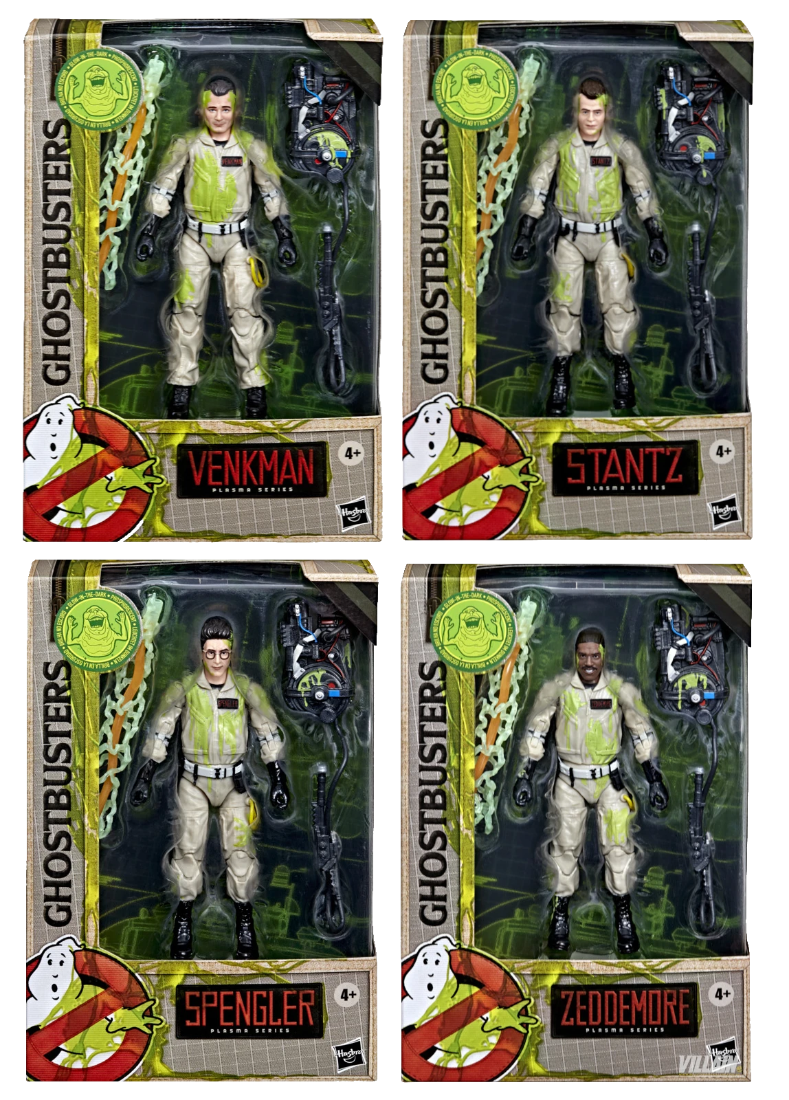 HASBRO PLASMA SERIES GHOSTBUSTERS GLOW-IN-THE-DARK SET 4 FIGURAS – 15 CM 3 HASBRO PLASMA SERIES GHOSTBUSTERS GLOW-IN-THE-DARK SET 4 FIGURAS – 15 CM