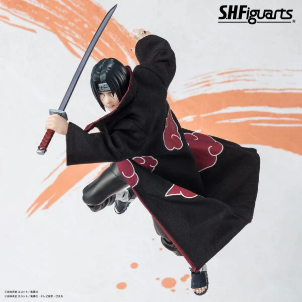 S.H FIGUARTS NARUTO ITACHI UCHIHA -NARUTOP99 EDITION – 16 CM 4 S.H FIGUARTS NARUTO ITACHI UCHIHA -NARUTOP99 EDITION – 16 CM - Image 2