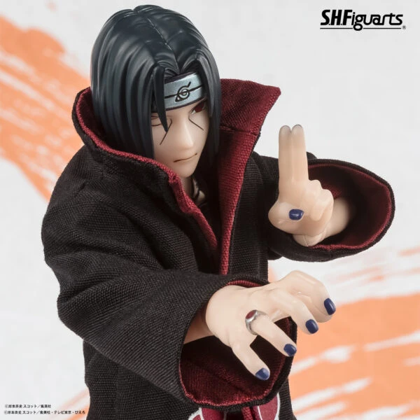 S.H FIGUARTS NARUTO ITACHI UCHIHA -NARUTOP99 EDITION – 16 CM 7 S.H FIGUARTS NARUTO ITACHI UCHIHA -NARUTOP99 EDITION – 16 CM - Image 5