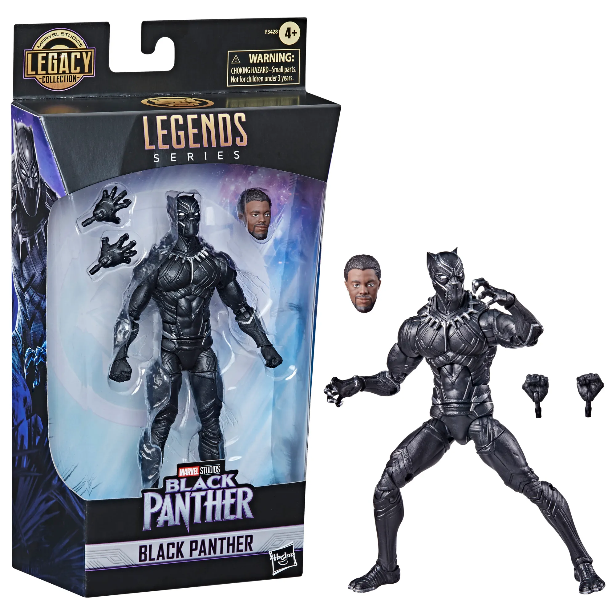 HASBRO MARVEL LEGENDS SERIES LEGACY COLLECTION BLACK PANTHER – 15 CM 6 HASBRO MARVEL LEGENDS SERIES LEGACY COLLECTION BLACK PANTHER – 15 CM - Image 4