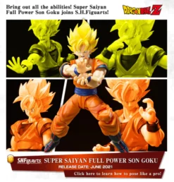 [DISPONIBLE] S.H FIGUARTS DRAGON BALL SON GOKU SUPER SAIYAN FULL POWER – 14 CM
