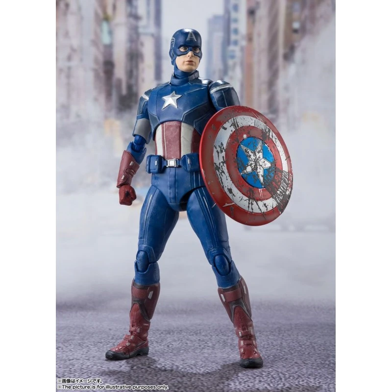 S.H FIGUARTS AVENGERS ASSEMBLE CAPITAN AMERICA – 15 CM 3 S.H FIGUARTS AVENGERS ASSEMBLE CAPITAN AMERICA – 15 CM