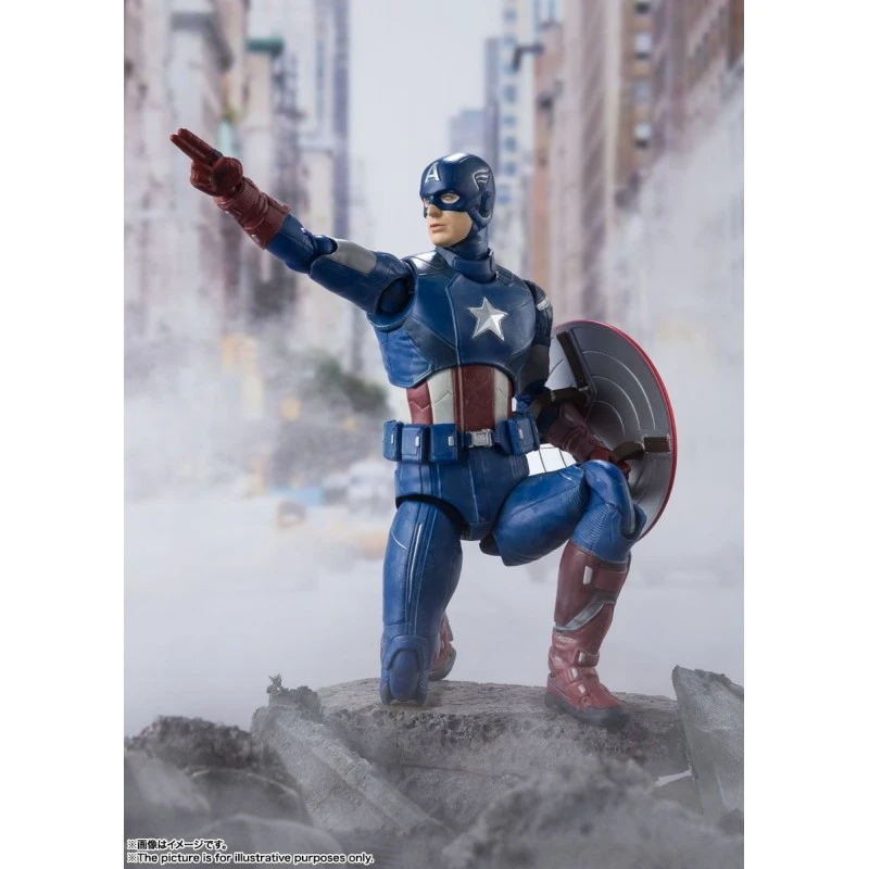 S.H FIGUARTS AVENGERS ASSEMBLE CAPITAN AMERICA – 15 CM 4 S.H FIGUARTS AVENGERS ASSEMBLE CAPITAN AMERICA – 15 CM - Image 2