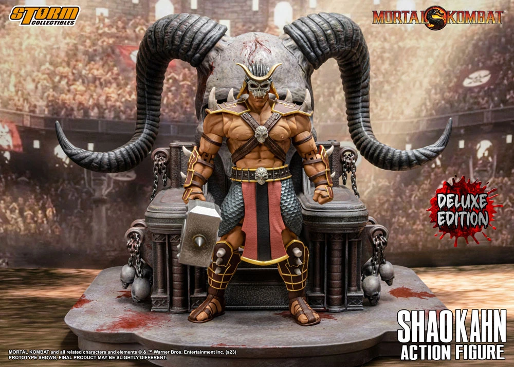 STORM COLLECTIBLES 1/12 MORTAL KOMBAT SHAO KAHN DELUXE EDITION – 18 CM 4 STORM COLLECTIBLES 1/12 MORTAL KOMBAT SHAO KAHN DELUXE EDITION – 18 CM - Image 2