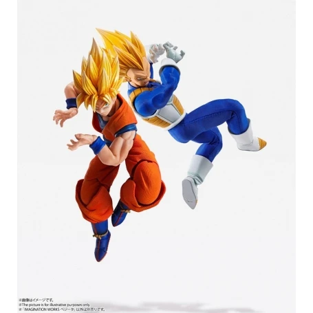 TAMASHII NATIONS BANDAI 1/9 IMAGINATION WORKS DRAGON BALL SON GOKU & VEGETA – 18/17 CM 4 TAMASHII NATIONS BANDAI 1/9 IMAGINATION WORKS DRAGON BALL SON GOKU & VEGETA – 18/17 CM - Image 2