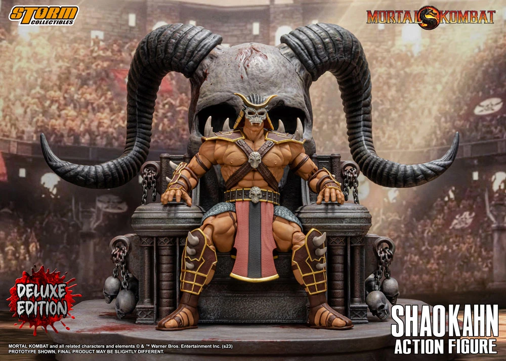 STORM COLLECTIBLES 1/12 MORTAL KOMBAT SHAO KAHN DELUXE EDITION – 18 CM 3 STORM COLLECTIBLES 1/12 MORTAL KOMBAT SHAO KAHN DELUXE EDITION – 18 CM
