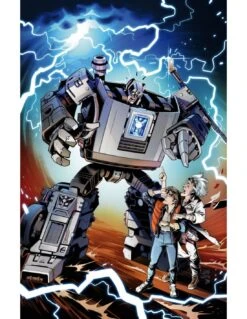 HASBRO TRANSFORMERS REGRESO AL FUTURO GIGAWATT / DELOREAN – 14 CM -Toy Series Store gigawatt delorean transformers 111