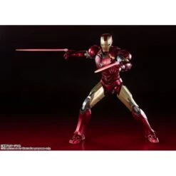 S.H FIGUARTS AVENGERS ASSEMBLE IRON MAN MK-6 (BATTLE OF NEW YORK) EDITION – 15 CM -Toy Series Store iron man mk 6 battle of new york edition figura 15 cm marvel avengers sh figuarts2
