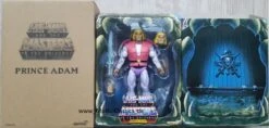 SUPER 7 MASTERS OF THE UNIVERSE CLASSICS PRINCE ADAM – 18 CM -Toy Series Store prince adam logo 460