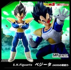 [DISPONIBLE] S.H FIGUARTS DRAGON BALL Z VEGETA 24000 POWER LEVEL VER. – 14 CM