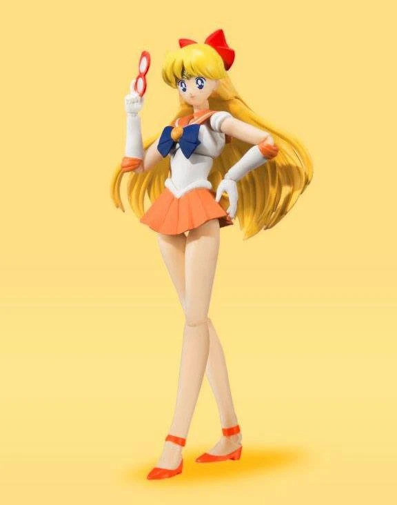 S.H FIGUARTS SAILOR MOON : SAILOR VENUS ANIMATION COLOR – 14 CM 5 S.H FIGUARTS SAILOR MOON : SAILOR VENUS ANIMATION COLOR – 14 CM - Image 3