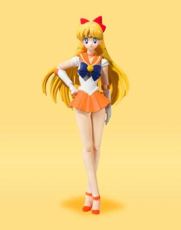 S.H FIGUARTS SAILOR MOON : SAILOR VENUS ANIMATION COLOR – 14 CM 6 S.H FIGUARTS SAILOR MOON : SAILOR VENUS ANIMATION COLOR – 14 CM - Image 4
