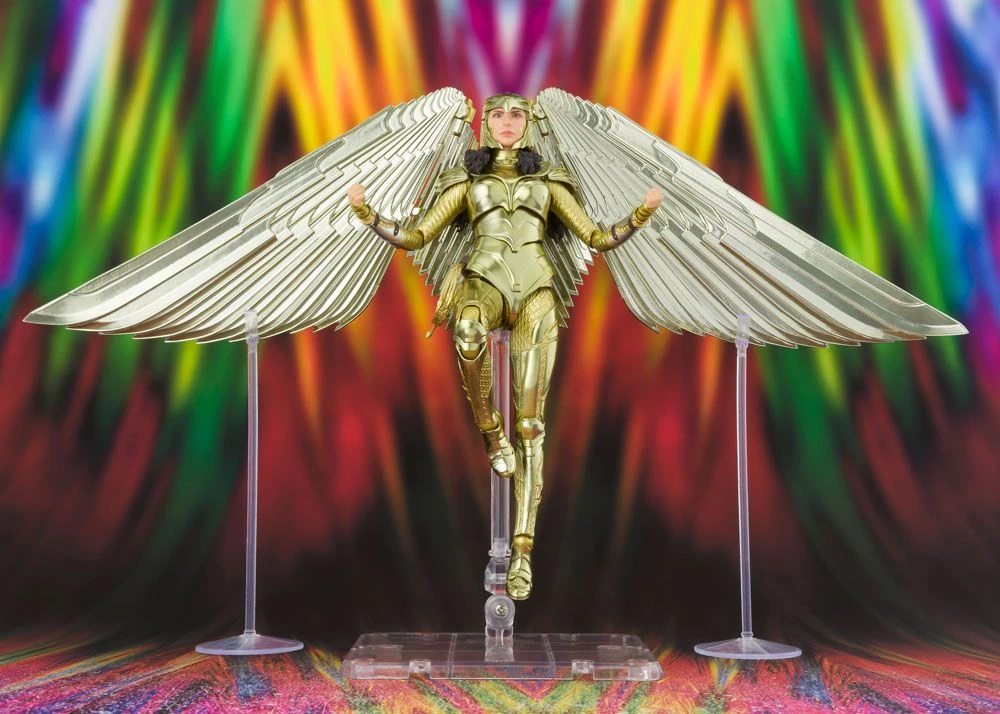 S.H FIGUARTS WONDER WOMAN WW84 GOLDEN ARMOR – 15 CM 7 S.H FIGUARTS WONDER WOMAN WW84 GOLDEN ARMOR – 15 CM - Image 5