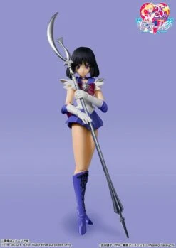 S.H FIGUARTS SAILOR MOON : SAILOR SATURN ANIMATION COLOR VER. – 13 CM