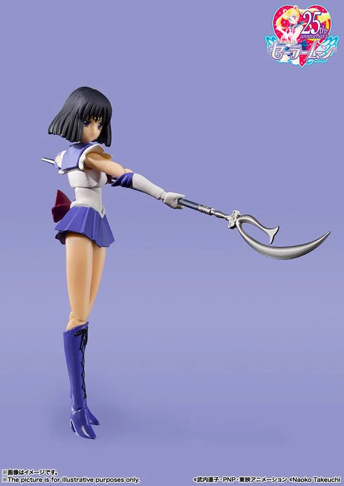 S.H FIGUARTS SAILOR MOON : SAILOR SATURN ANIMATION COLOR VER. – 13 CM 7 S.H FIGUARTS SAILOR MOON : SAILOR SATURN ANIMATION COLOR VER. – 13 CM - Image 5