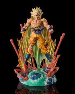 FIGUARTS ZERO DRAGON BALL Z SUPER SAIYAN SON GOKU TALKING ABOUT KRILLIN – 27 CM -Toy Series Store x btn63239 5 a