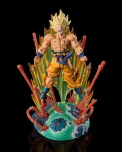 FIGUARTS ZERO DRAGON BALL Z SUPER SAIYAN SON GOKU TALKING ABOUT KRILLIN – 27 CM -Toy Series Store x btn63239 5 b
