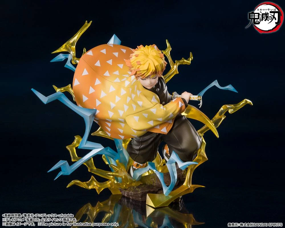 FIGUARTS ZERO KIMETSU NO YAIBA ZENITSU AGATSUMA THUNDERCLAP & FLASH – 15 CM 3 FIGUARTS ZERO KIMETSU NO YAIBA ZENITSU AGATSUMA THUNDERCLAP & FLASH – 15 CM