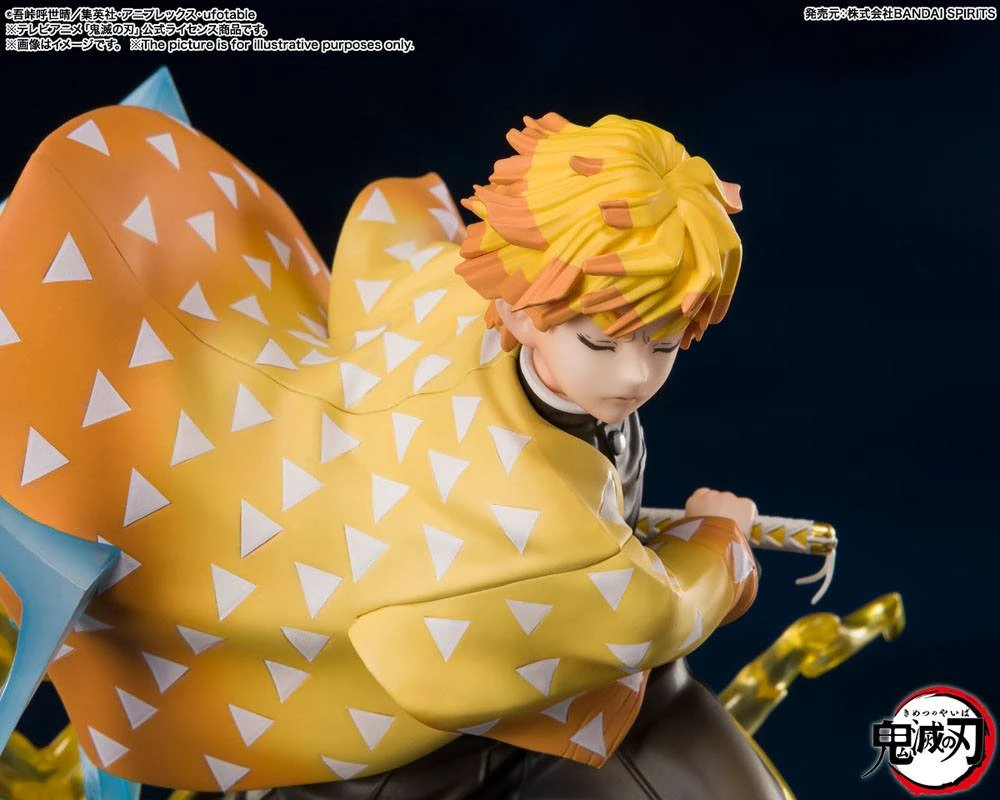 FIGUARTS ZERO KIMETSU NO YAIBA ZENITSU AGATSUMA THUNDERCLAP & FLASH – 15 CM 4 FIGUARTS ZERO KIMETSU NO YAIBA ZENITSU AGATSUMA THUNDERCLAP & FLASH – 15 CM - Image 2