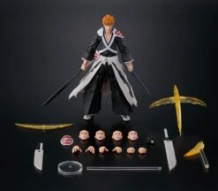 [PRE-ORDER ENERO 2025] S.H FIGUARTS BLEACH ICHIGO KUROSAKI DUAL ZANGETSU VER. – 16 CM