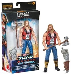 HASBRO MARVEL LEGENDS THOR LOVE & THUNDER WAVE SET 7 FIGURAS BUILD A MARVEL´S KORG – 15 CM -Toy Series Store x hasf1408 l