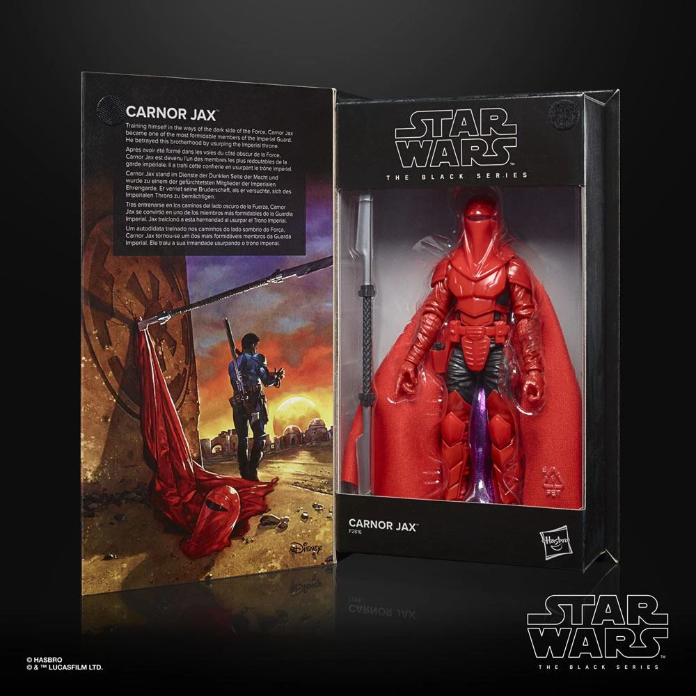 HASBRO STAR WARS CRIMSON EMPIRE BLACK SERIES LUCASFILM 50TH CARNOR JAX – 15 CM