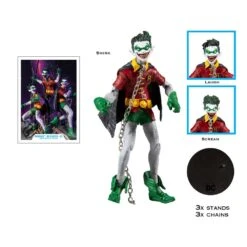 McFARLANE TOYS DC MULTIVERSE COLLECTOR MULTIPACK THE BATMAN WHO LAUGHS WITH THE ROBINS OF EARTH – 18 CM -Toy Series Store x mcf15456 g