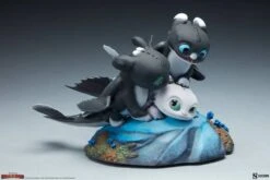 [PRE-ORDER SEPTIEMBRE 2022] SIDESHOW COMO ENTRENAR A TU DRAGON: DART, POUNCER & RUFFRUNNER – 15 CM -Toy Series Store x ss200617 k