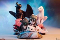 [PRE-ORDER SEPTIEMBRE 2022] SIDESHOW COMO ENTRENAR A TU DRAGON: DART, POUNCER & RUFFRUNNER – 15 CM -Toy Series Store x ss200617 y