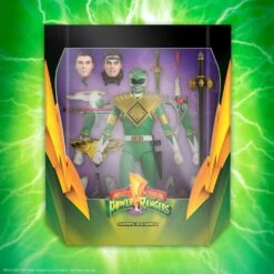 [PRE-ORDER SEPTIEMBRE 2022] SUPER 7 POWER RANGERS GALACTICOS ULTIMATES GREEN RANGER – 18 CM -Toy Series Store x sup7 de powrw01 grg 01 d