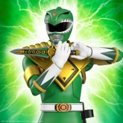 [PRE-ORDER SEPTIEMBRE 2022] SUPER 7 POWER RANGERS GALACTICOS ULTIMATES GREEN RANGER – 18 CM -Toy Series Store x sup7 de powrw01 grg 01 f