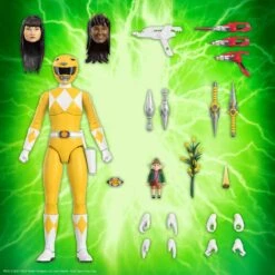 [PRE-ORDER SEPTIEMBRE 2022] SUPER 7 POWER RANGERS GALACTICOS ULTIMATES YELLOW RANGER – 18 CM