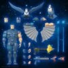 SUPER 7 HALCONES GALACTICOS ULTIMATES STEELWILL – 18 CM -Toy Series Store x sup7 ul hawkw02 swl 01 a