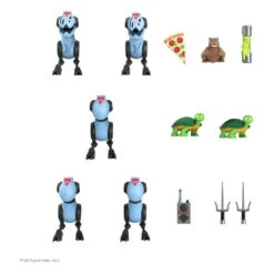 [PRE-ORDER NOVIEMBRE 2022] SUPER 7 TORTUGAS NINJA PACK 5 ULTIMATES MOUSERS – 8 CM -Toy Series Store x sup7 ul tmntw06 bax 01