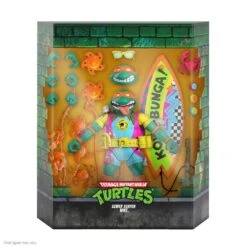 [PRE-ORDER NOVIEMBRE 2022] SUPER 7 TORTUGAS NINJA ULTIMATES SEWER SURFER MIKE – 18 CM